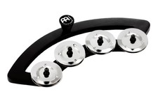 Meinl Percussion Backbeat Tambourine - Fits 10/12in Drums BBTA1-BK 