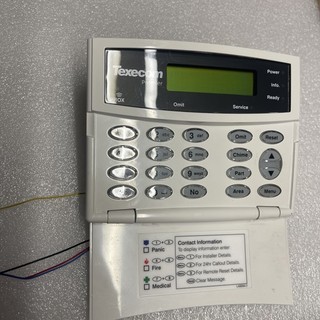 Texecom Elite Wired Used Keypad V10 With Prox Reader fully working.
