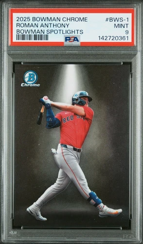 2025 Bowman Chrome Roman Anthony Bowman Spotlights PSA 9