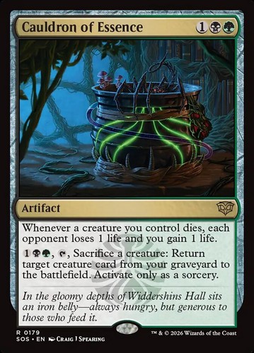 MTG Secrets of Strixhaven R Cauldron of Essence #0179