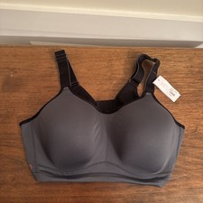 LIVI Lane Bryant High-Impact Wicking Underwire Sports Bra c552 44DDD Gray 59