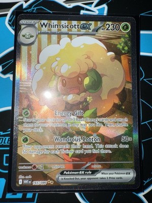 Pokemon Whimsicott EX ENGLISH SIR White Flare #165/086 Special