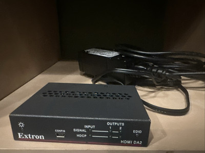 Extron HDMI DA2  Distribution Amplifier 2 Output w/ Power Supply
