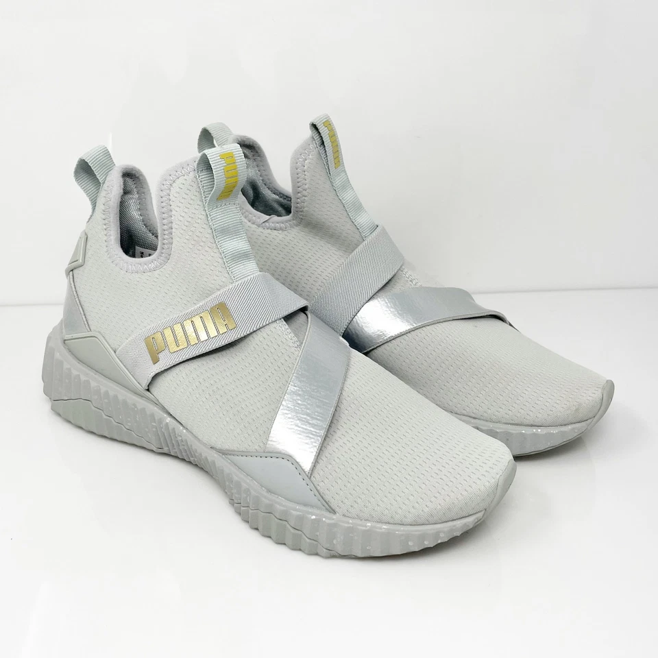 Zapatillas deportivas Puma Defy Mid Metal 193044-02 grises para mujer talla 8,5 Foto 2 de 4