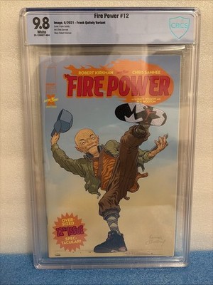 Firepower 12 CBCS 9.8 Air Jordan 6 Bred Frank Quitely Variant Robert Kirkman cgc