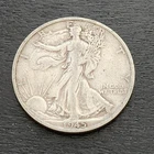 1945 50C Walking Liberty Half Dollar-S