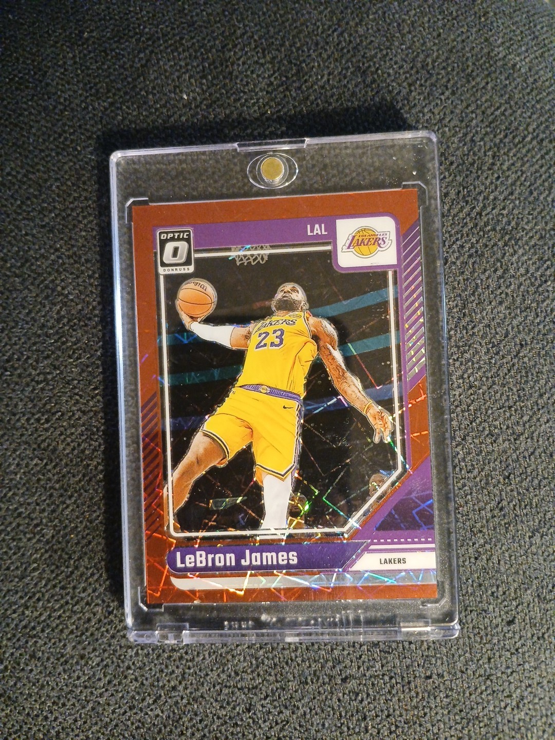2024-25 Panini Donruss Optic LeBron James #148 Red Velocity Prizm /299