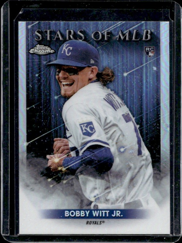 2022 Topps Update Bobby Witt Jr. Stars of MLB Chrome RC Rookie #SMLBC-82 Royals