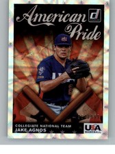 2019 Donruss American Pride #12 Jake Agnos 999 (ref 136887)