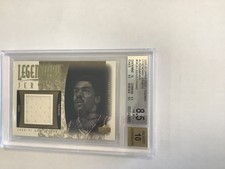 BGS 8.5/10JULIUS ERVING 2001-02 Upper Deck NBA Legendary Jerseys Autograph 03/50