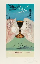 Salvador Dali (1904-1989). Lyle Stuart Tarot 6er Suite, 1978 Karte 5 A1-A4 Poste