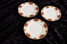 Royal Albert Old Country Roses Dinner Plates Set 3 27cm Bone China First Quality