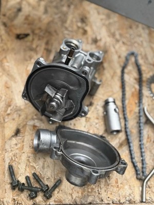 Öl- & Wasserpumpe Yamaha R1 5VY Bj 2004 2005 2006 mit Kette & Beschlägen