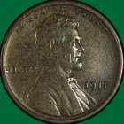 1911-S Lincoln Wheat Cent Choice Very Fine VF+ Coin #38190