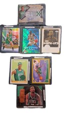 Boston Celtics Basketball Cards (7) Some With Game Worn Jersey patches, Signed