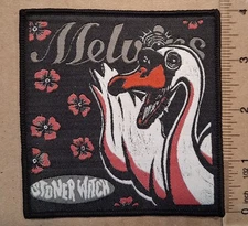 Melvins Stoner Witch Black Border Woven Patch 
