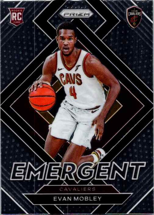 2021-22 Panini Prizm #9 Evan Mobley Emergent