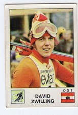 1974 PANINI SPORT STARS figurine number 225 SKI AUSTRIA ZWILLING