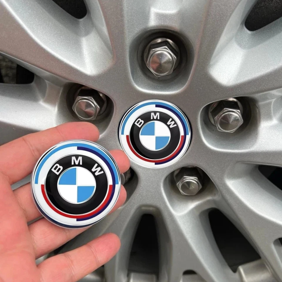 4X BMW ALLOY WHEEL CENTRE HUB CAPS 68mm E60 E90 E92 E82 E87 F10 F20 F30 - Image 4 of 4