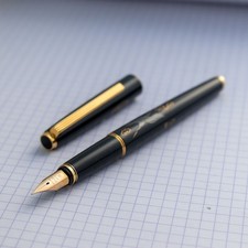 Vintage Pilot Nippon Art Hira Maki-e Tsuru 18K-750 F H579 JIS Nib Fountain Pen