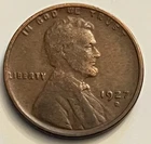 1927 D Lincoln Wheat Cent Denver Roaring Twenties Penny BN1406