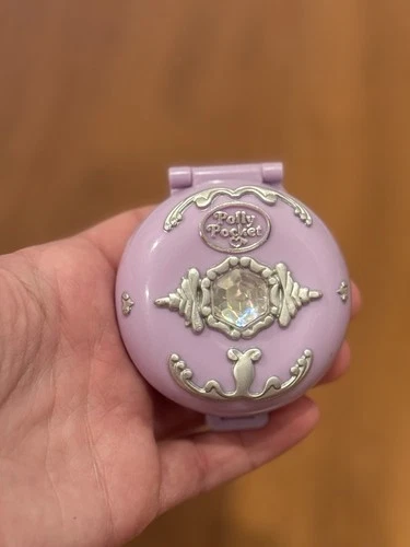 1992 Jeweled Polly Pocket Princess Polly's Ice Kingdom Complete Except Chain VTG