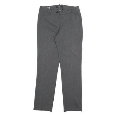 WEEKEND MAX MARA Damen Slim Straight Hose Grau Polyester-Mix W28 L30