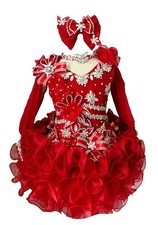 Jenniferwu Baby Girl Pageant Dress Handmade Beaded Dresses 3T