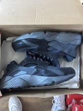 Nike Huraches Men's Blue Gliter Suede Trainers 8.5 Uk Limited Edition Brand New