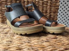 See by Chloe Sandals Size 39 UK6 Black Leather Women's Buckle Fastening