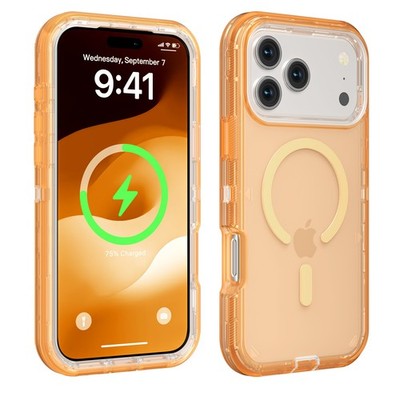 Shockproof For iPhone 17 16 15 14 Pro Max 13 12 Heavy Duty Magnetic Clear Case