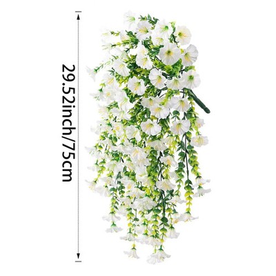 Künstliche Blume künstliche Hängeblumen und Pflanzen draußen Dekoration bunt