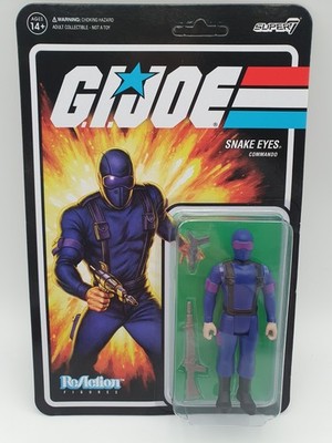 G.I.Joe Snake Eyes 10cm ReAction Super7 Neu Ovp 2021