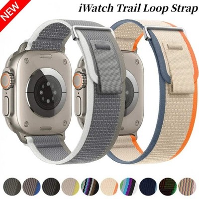 Trail Loop Strap For Apple Watch Ultra 2 49mm Series 10 9 8 7 46mm 45mm 41mm 42m