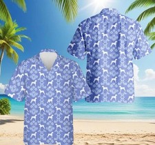Dog Lover Hawaiian Shirt for Men Women, Puppy Pattern Aloha Shirt