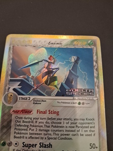 Beedrill Reverse Holo Stamped EX Delta Species 1/113 Pokemon TCG - Good Plus J - Bild 6 von 7