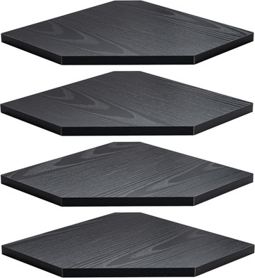 Corner Shelf Wall Mount, Floating Corner Shelves, Set of 4 Corner Wall Shelf Org