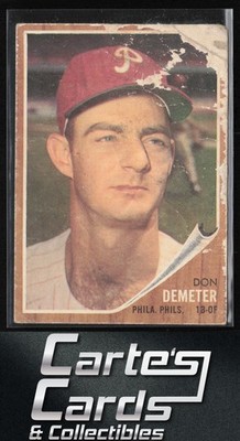 Don Demeter 1962 Topps #146 Green Tint Philadelphia Phillies