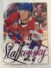 2025-26 UPPER DECK FLAIR BACKCHECK PURPLE JURAJ SLAFKOVSKY Image C Variant /199