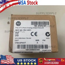 New Allen Bradley 1794-OF4IXT Flex XT 4-Point Analog Output Module US Free Tax