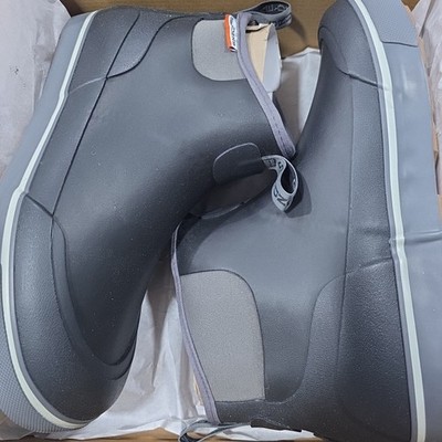 New Grundens 6'' Deck Boss Ankle Boot Waterproof: Black: Size 10 Men