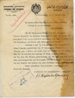 GREECE 1950 Document from Greek Orthodox Patriarch of Alexandria to Mitylene