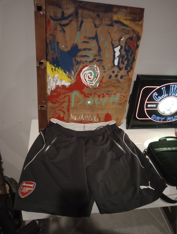 PUMA Arsenal Athletic Shorts Grey Large Men's Soccer Football