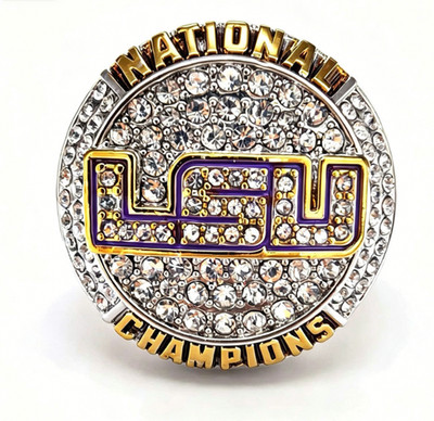 2023 NCAA Louisiana State University LSU Basketball Team Championship Ring
