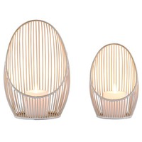 2 Set Boho Deko Aesthetic Teelichthalter Kerzenhalter KerzenstäNder Windlichter