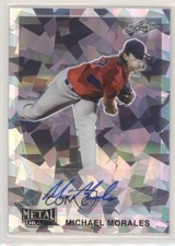 2021 Leaf Metal Draft 1990 Silver Crystals Michael Morales #LA-MM1 Auto 1u6