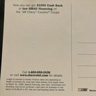 1998  Chevrolet  Chevy  Cavalier Coupe Postcard Affordable Ready To Frame Vintag — photo 3
