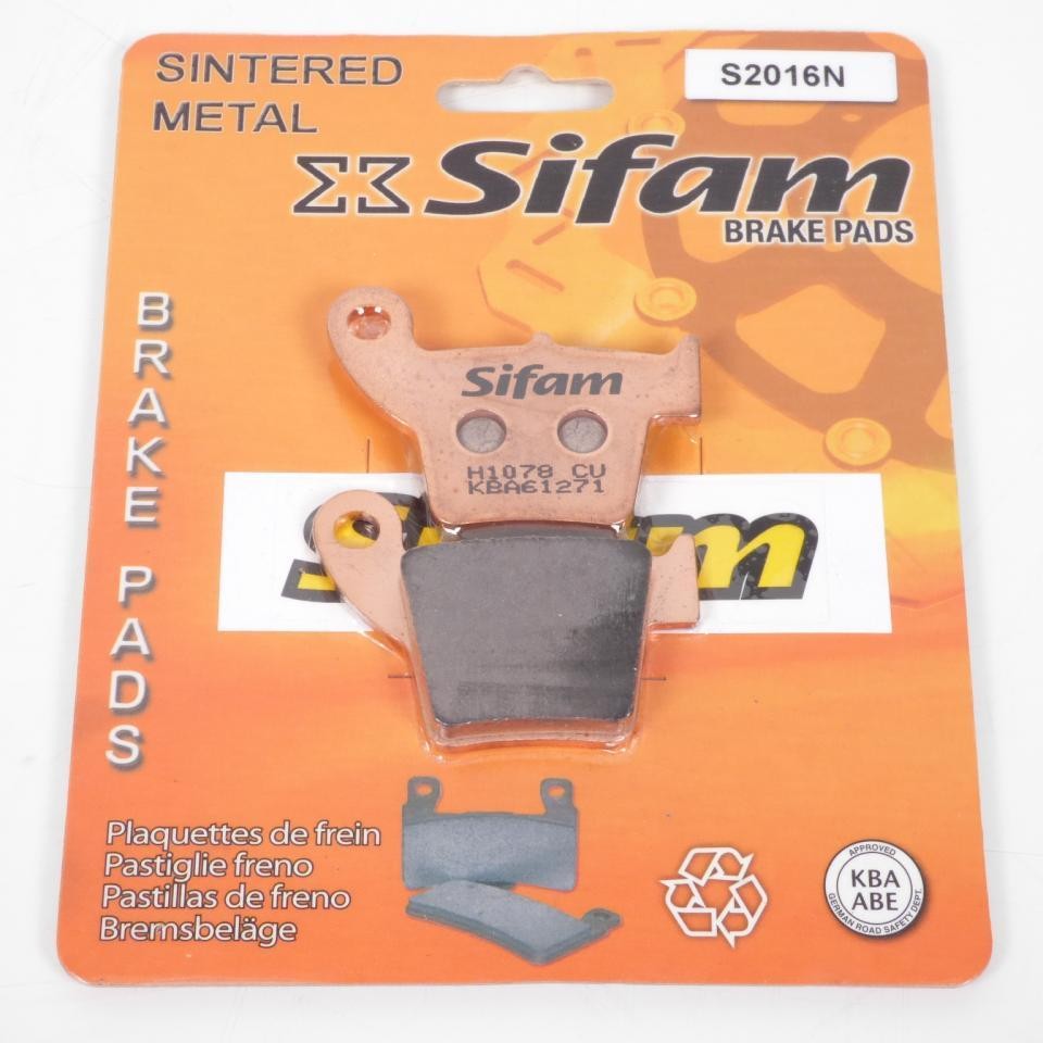 Plaquette frein AR Sifam pour Honda 450 Cr-F R rénovation freinage moto cross
