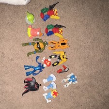 Transformers TMNT Smurfs SpongeBob Monsters Inc Action Figures Lot of 12