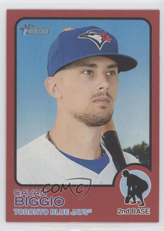 2022 Topps Heritage Target Mega Box Exchange Red Border Cavan Biggio #338 0p5g